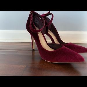 JustFab Velvet Stilettos